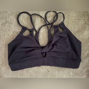 Black Strappy Sports Bra by Buff Bunny
